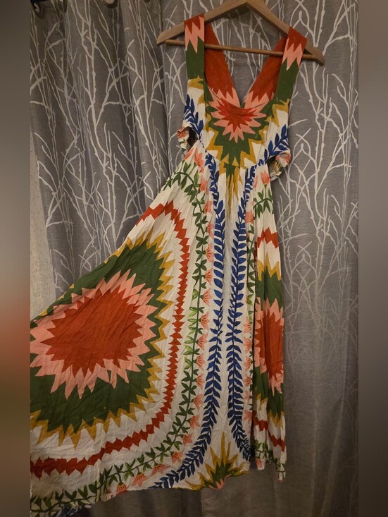 Anthropologie Dresses & Skirts - Anthropologie Multicolor Starburst Maxi Tank Dress. Size M